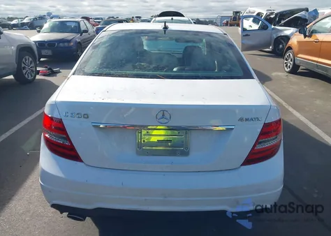2013 Mercedes-Benz C 300 Sport 4Matic from USA, damaged, VIN WDDGF8AB2DR243862